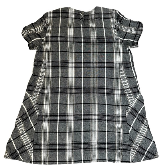 J. Jill Women's Short Sleeve Plaid Shirt Dress with Pockets Size Large Petite - Picture 2 of 10